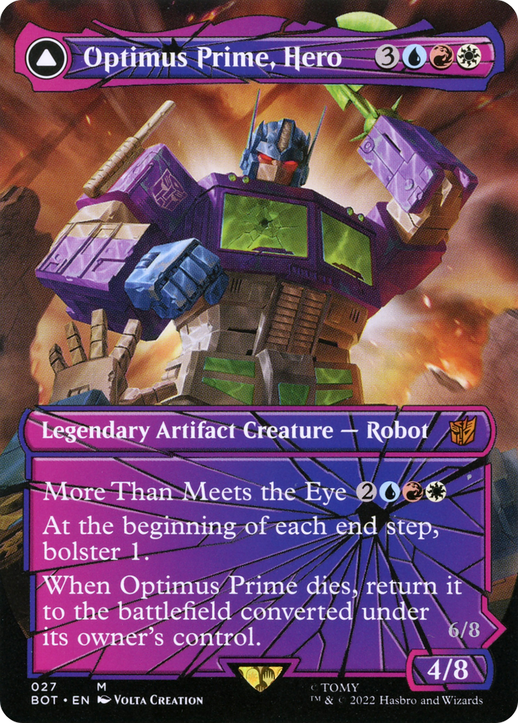 Optimus Prime, Hero // Optimus Prime, Autobot Leader (Shattered Glass) [Transformers]-3