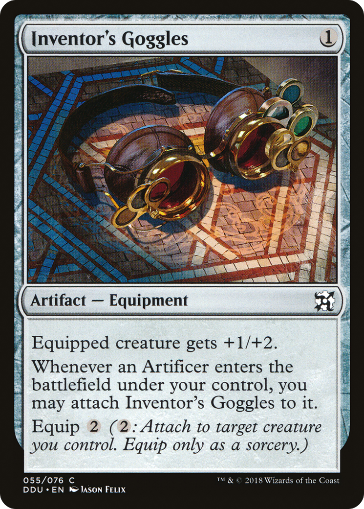 Inventor's Goggles [Duel Decks: Elves vs. Inventors]-1