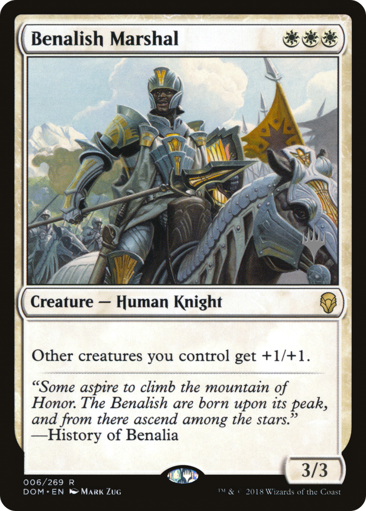 Benalish Marshal (Promo Pack) [Dominaria Promos]-1