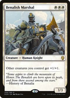 Benalish Marshal (Promo Pack) [Dominaria Promos]-1