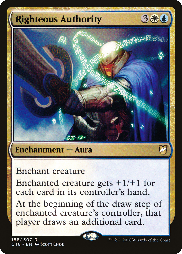 Righteous Authority [Commander 2018]-1