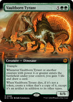 Vaultborn Tyrant (Extended Art) [Outlaws of Thunder Junction: The Big Score]-1