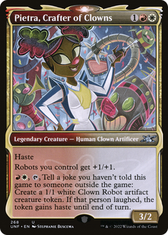 Pietra, Crafter of Clowns (Showcase) [Unfinity]-1