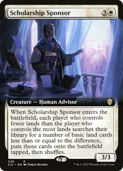 Scholarship Sponsor (Extended Art) [Commander 2021]-1