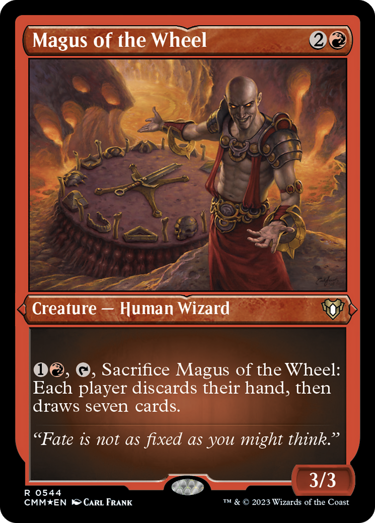 Magus of the Wheel (CMM-544) - Commander Masters Etched Foil-1