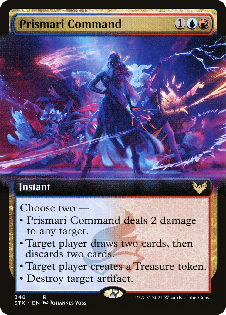 Prismari Command (Extended Art) [Strixhaven: School of Mages]-1