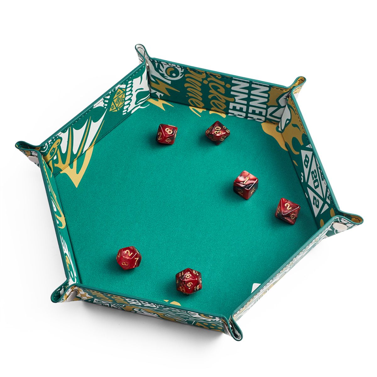 LPG Essentials Hex Dice Tray 8" - Artist Series: Cara-2