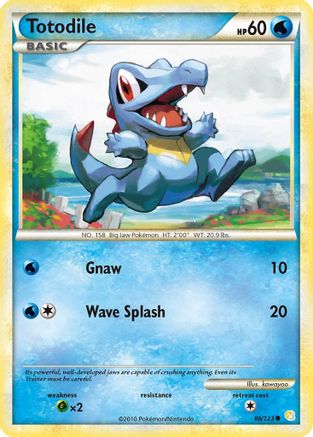 Totodile (86/123) [HeartGold & SoulSilver: Base Set]-1