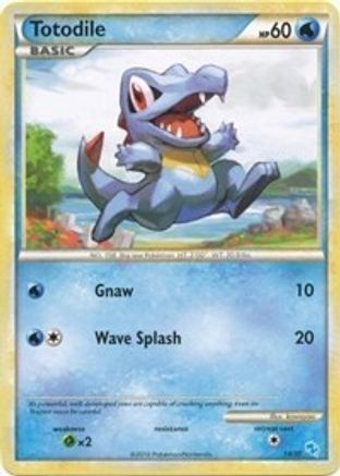 Totodile (14/30) [HeartGold & SoulSilver: Trainer Kit - Gyarados]-1