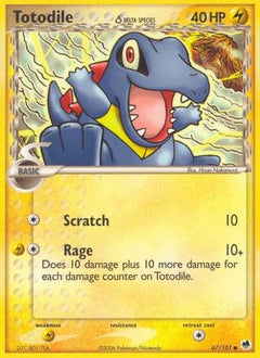 Totodile (67/101) (Delta Species) [EX: Dragon Frontiers]-1