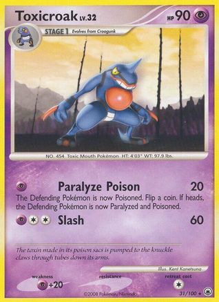 Toxicroak (31/100) [Diamond & Pearl: Majestic Dawn]-1
