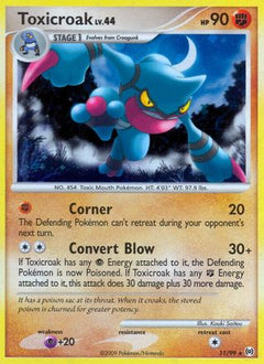 Toxicroak (11/99) [Platinum: Arceus]-1