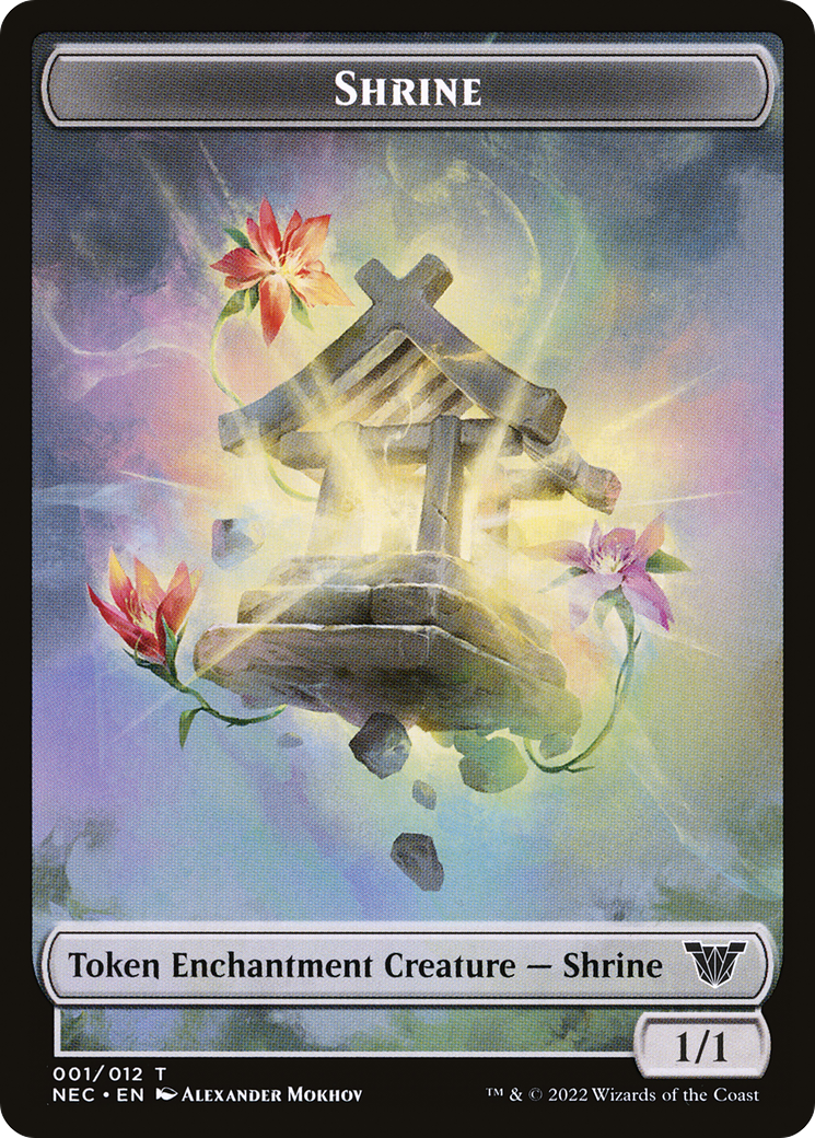 Shrine Token [Kamigawa: Neon Dynasty Commander Tokens]-1