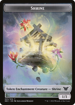 Shrine Token [Kamigawa: Neon Dynasty Commander Tokens]-1