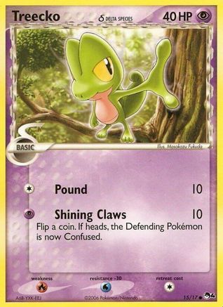 Treecko (15/17) (Delta Species) [POP Series 4]-1