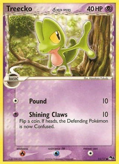 Treecko (15/17) (Delta Species) [POP Series 4]-1