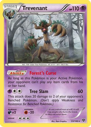 Trevenant (55/146) [XY: Base Set]-1