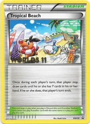 Tropical Beach (BW28) [Black & White: Black Star Promos]-1