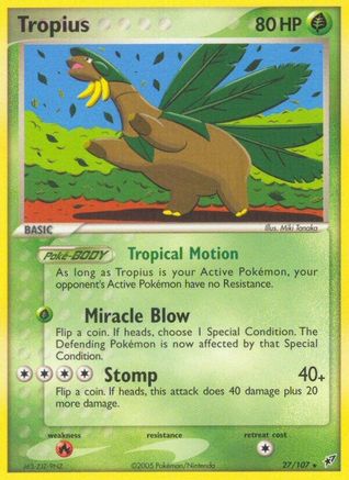 Tropius (27/107) [EX: Deoxys]-1