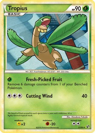 Tropius (22/90) [HeartGold & SoulSilver: Undaunted]-1