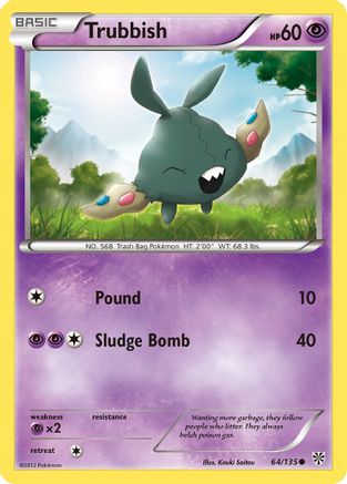 Trubbish (64/135) [Black & White: Plasma Storm]-1
