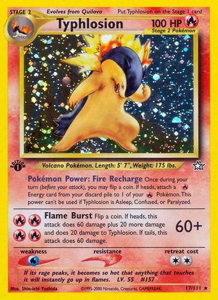 Typhlosion (17/111) [Neo Genesis Unlimited]-1