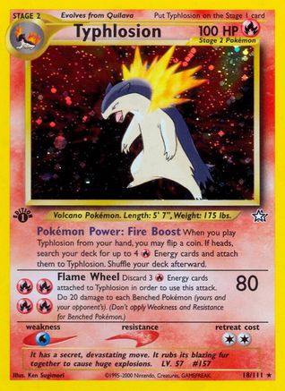 Typhlosion (18/111) [Neo Genesis Unlimited]-1