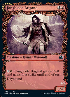 Fangblade Brigand // Fangblade Eviscerator (Showcase Equinox) [Innistrad: Midnight Hunt]-1