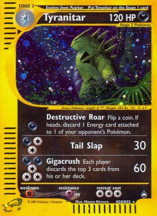 Tyranitar (H28/H32) [Aquapolis]-1