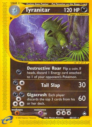 Tyranitar (40/147) [Aquapolis]-1