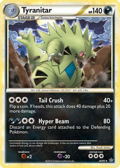 Tyranitar (26/95) [HeartGold & SoulSilver: Unleashed]-1