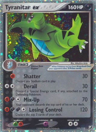 Tyranitar ex (111/115) [EX: Unseen Forces]-1