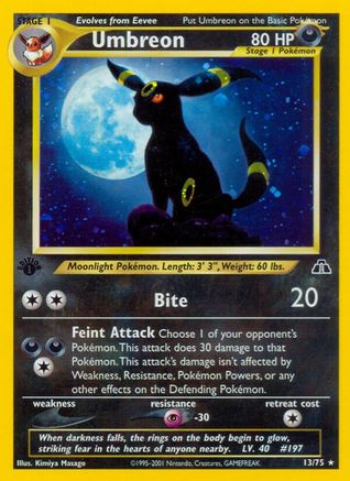 Umbreon (13/75) [Neo Discovery 1st Edition]-1