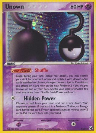 Unown (?) (?/28) [EX: Unseen Forces]-1