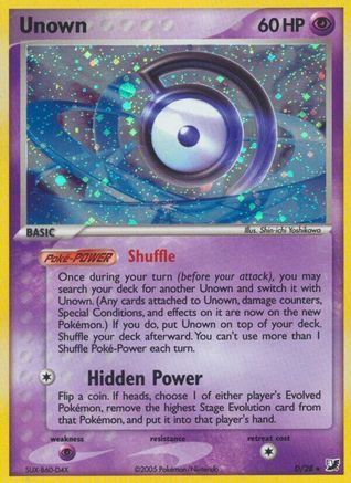 Unown (D) (D/28) [EX: Unseen Forces]-1