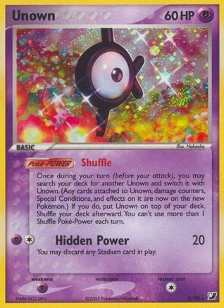 Unown (K) (K/28) [EX: Unseen Forces]-1