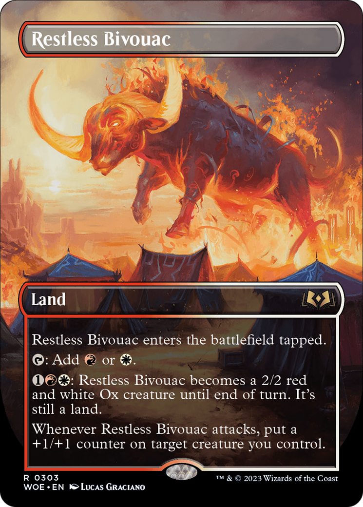 Restless Bivouac (Borderless Alternate Art) [Wilds of Eldraine]-1