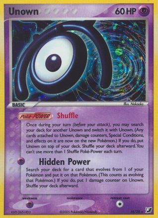 Unown (M) (M/28) [EX: Unseen Forces]-1