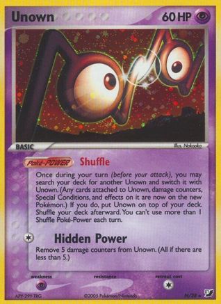 Unown (N) (N/28) [EX: Unseen Forces]-1