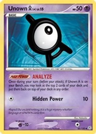 Unown A (65/130) [Diamond & Pearl: Base Set]-1