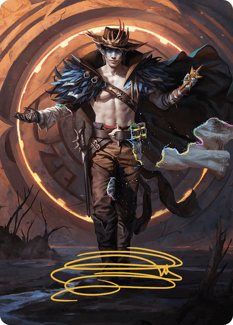 Oko, the Ringleader // Oko, the Ringleader (AOTJ-029) - Outlaws of Thunder Junction Art Series (Borderless)-1