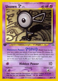 Unown [F] (48/75) [Neo Discovery Unlimited]-1