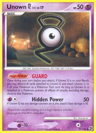 Unown G (57/106) [Diamond & Pearl: Great Encounters]-1