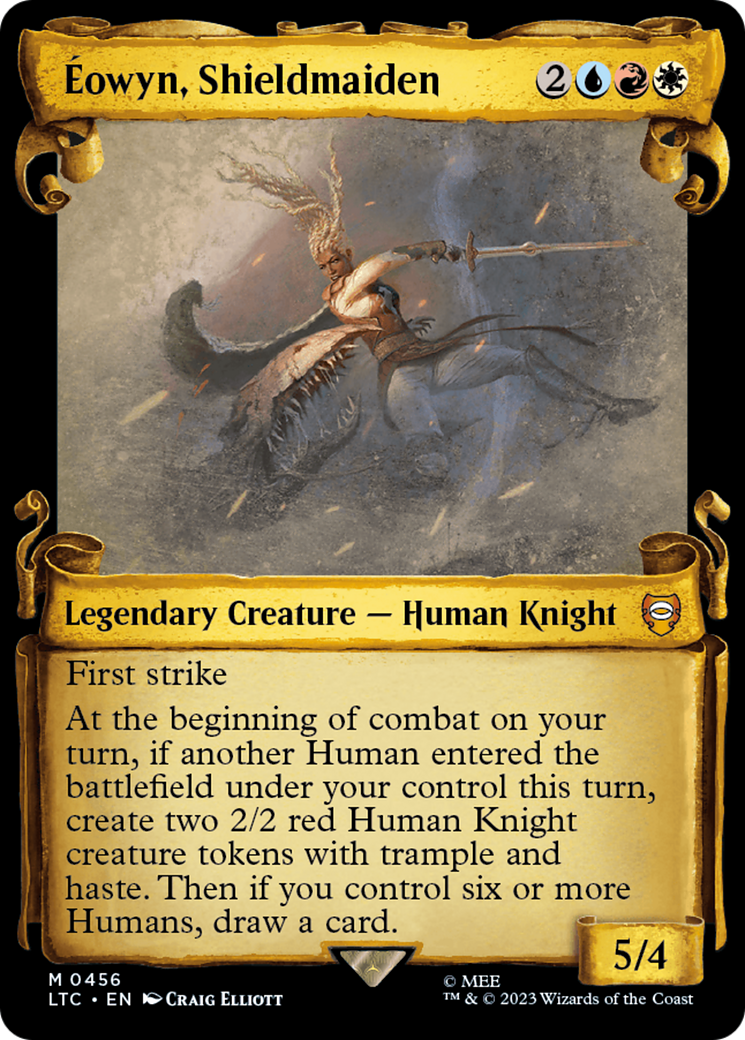 Eowyn, Shieldmaiden [The Lord of the Rings: Tales of Middle-Earth Commander Showcase Scrolls]-1