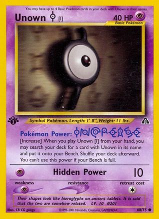 Unown [I] (68/75) [Neo Discovery Unlimited]-1