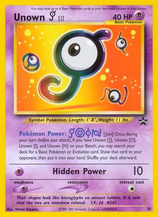 Unown [J] (38) [Wizards of the Coast: Black Star Promos]-1