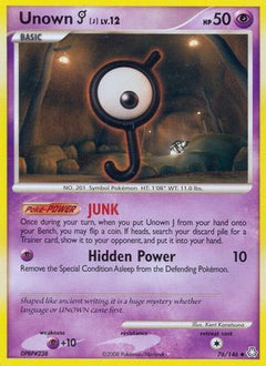 Unown J (76/146) [Diamond & Pearl: Legends Awakened]-1