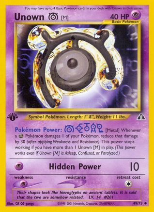Unown [M] (49/75) [Neo Discovery Unlimited]-1