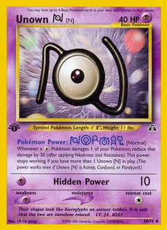 Unown [N] (50/75) [Neo Discovery Unlimited]-1