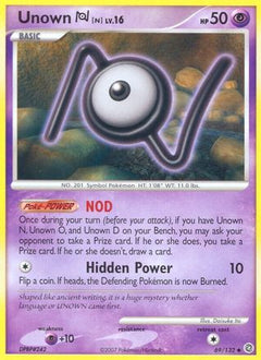 Unown N (69/132) [Diamond & Pearl: Secret Wonders]-1